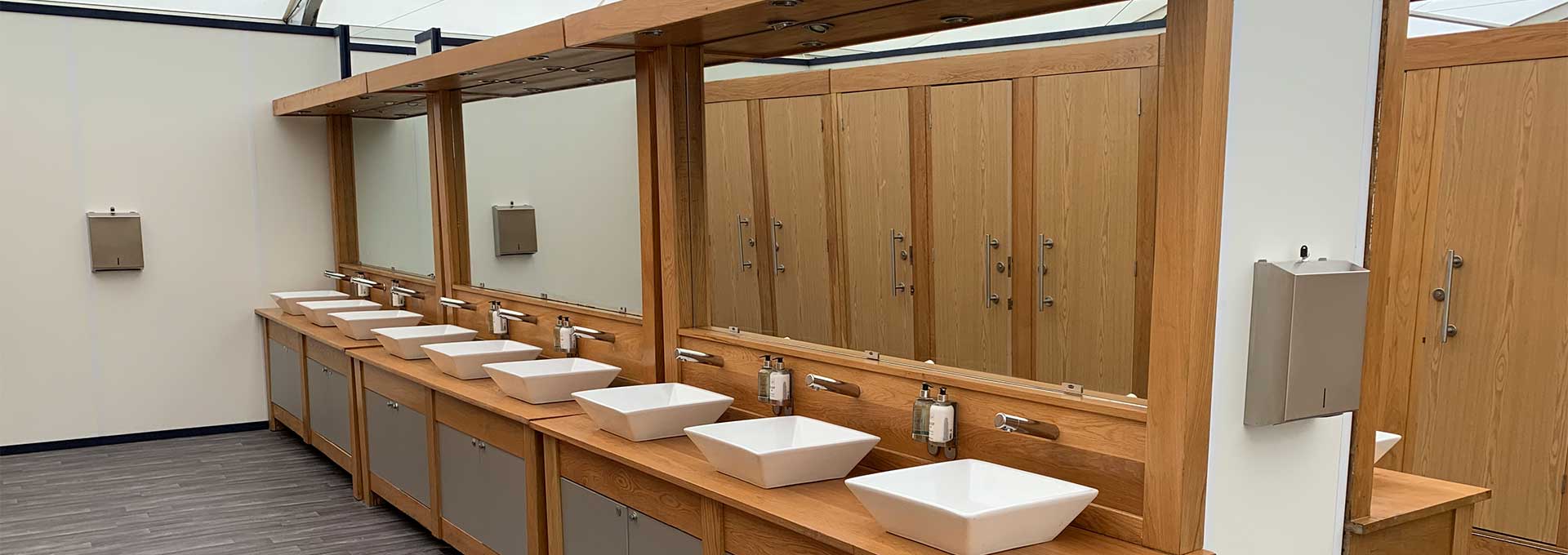 Moduvac modular washroom system