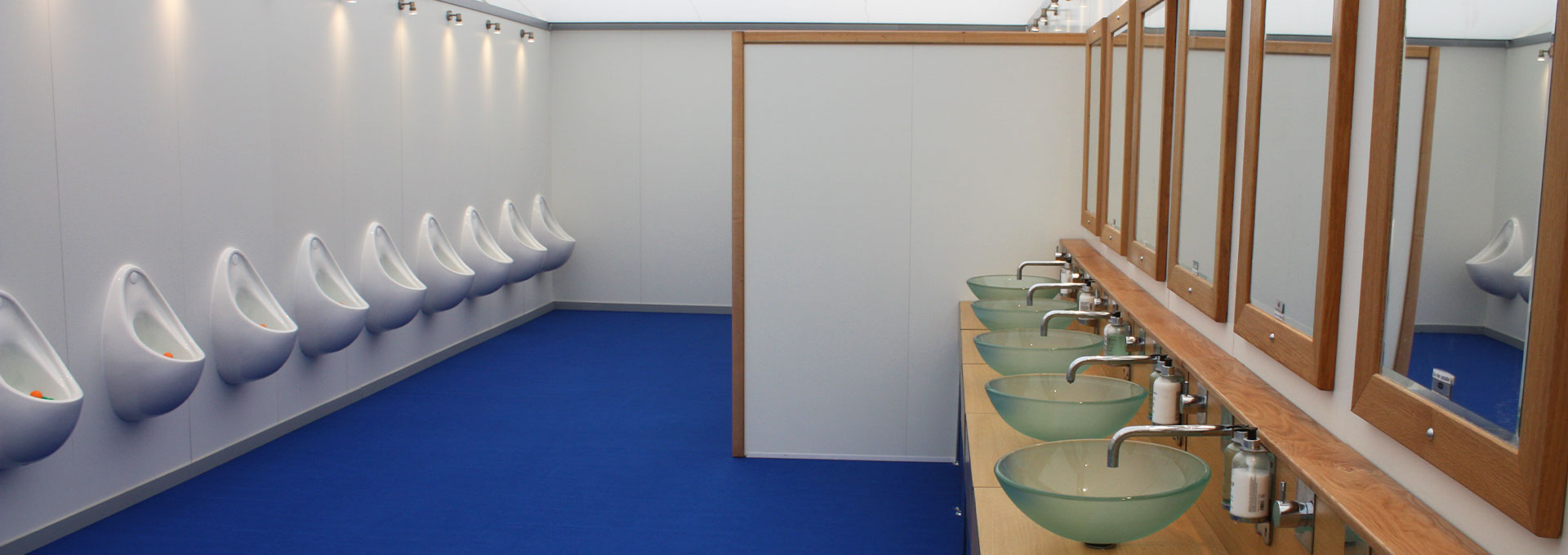 IGLOOS Panelled loo system